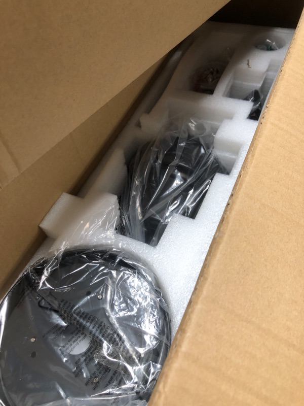 Photo 1 of Obabala 60-Inch Ceiling Fan no Light, Walnut Ceiling Fan Without Light 3 Solid Wood Blades, Noiseless Reversible Motor for Kitchen/Patio/Farmhouse & Covered Outdoor, Brown Fan no Light -Walnut 60-inch