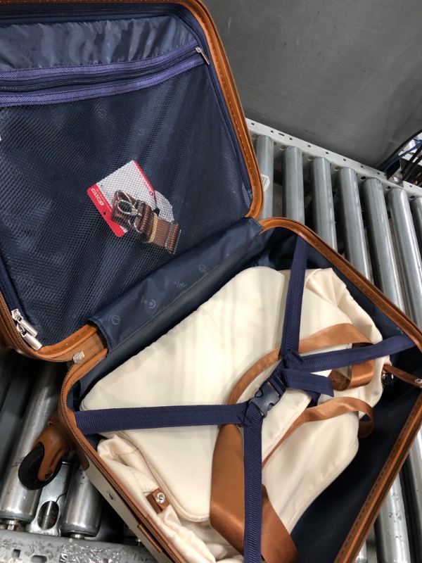 Photo 2 of **MISSING BAG** Coolife Luggage Sets Suitcase Set 3 Piece Luggage Set Carry On Hardside Luggage with TSA Lock Spinner Wheels (White)