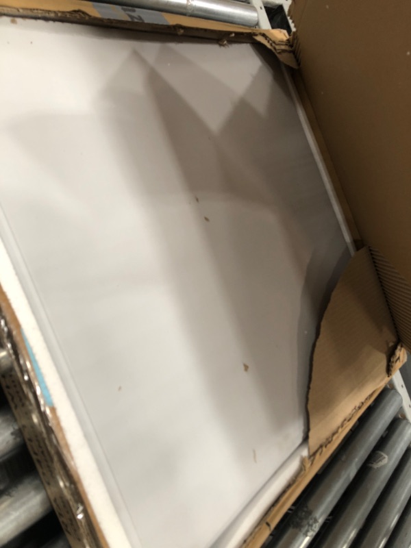 Photo 1 of Height Adjustable 4 FT Granite White Folding Table – Premium 4 Foot Folding Table Ideal for Camping, Picnic, Party or as Kids Table