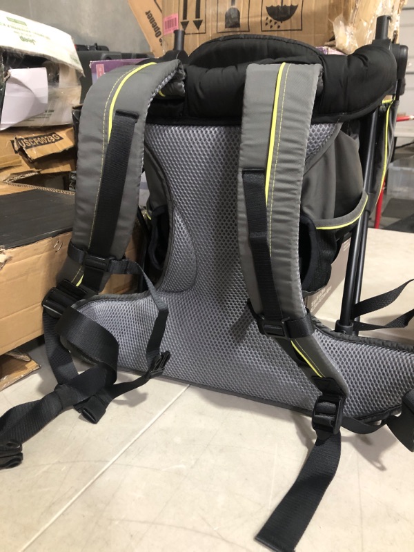 Photo 2 of (used item)(see images) Chicco SmartSupport Aluminum Frame Backpack Carrier, Lightweight Baby Backpack Carrier | Solar/Grey - New Model