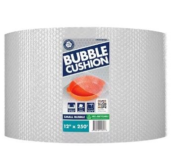 Photo 1 of 3/16 in. x 12 in. x 250 ft. Clear Perforated Bubble Cushion Wrap