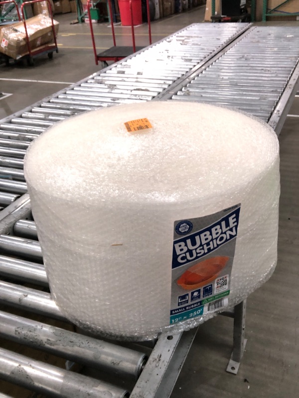 Photo 1 of 3/16 in. x 12 in. x 250 ft. Clear Perforated Bubble Cushion Wrap