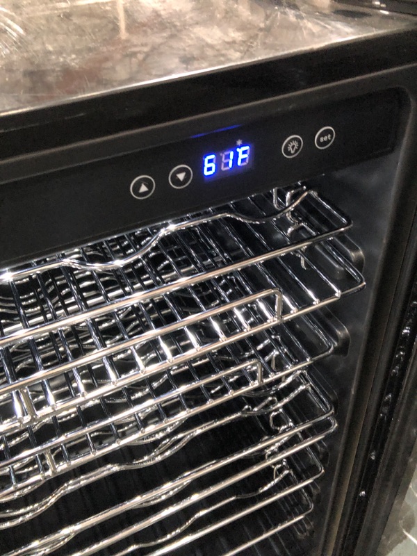 Photo 1 of 23.4 in. 50 Bottle, 154 Can, Wine and Beverage Cooler with Stainless Steel Door
