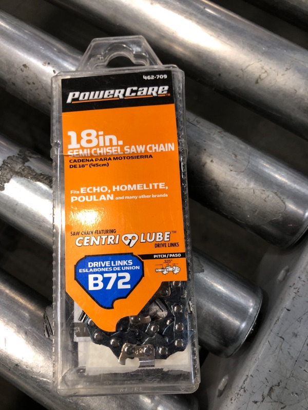 Photo 2 of 18 in. B72 Narrow Kerf Semi Chisel Chainsaw Chain
