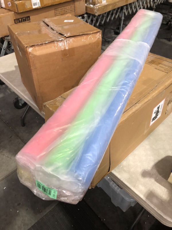 Photo 2 of ***USED - DAMAGED***
6 Pack Pool Noodles Foam Swim Noodles 52 Inch Jumbo Hollow Swimming Pool Noodle