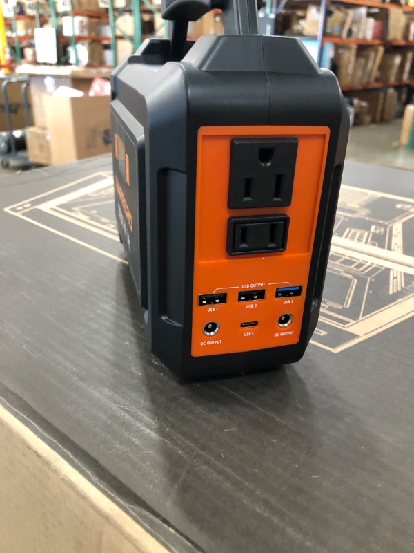 Photo 3 of ***SEE NOTES*** MARBERO Portable Power Station 200W Peak Solar Generator 167Wh Camping Battery Power Supply with 110V AC Outlet 2 DC Ports 4 USB Ports LED for CPAP Travel Fishing Camping Hunting Blackout Emergency
