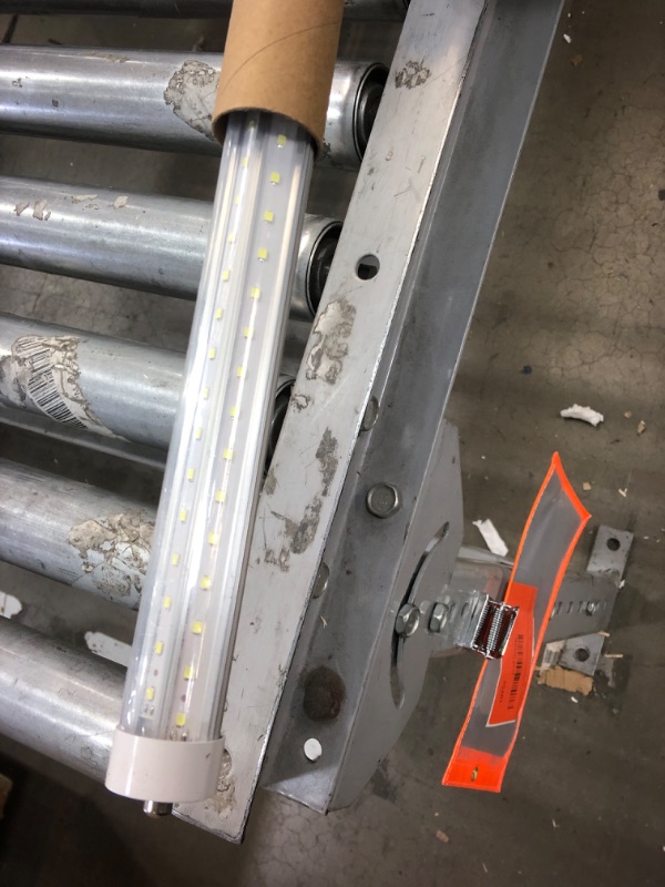 Photo 1 of T8 V Shape 8FT 75W FA8 Single Pin LED Tube Lights, (175W Fluorescent Bulbs Replacement), 8250LM, 85-277V, 6000K Cool White, Ballast Bypass, for Garage, Factory, Warehouse, 10-Pack