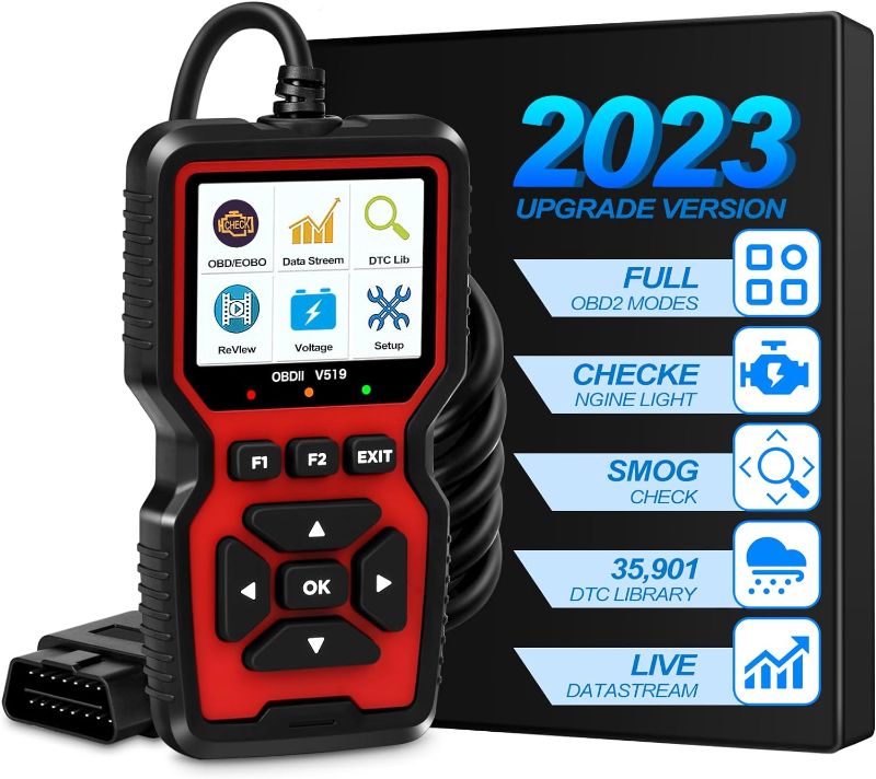 Photo 1 of Aorika Professional OBD2 Scanner Diagnostic Tool Car Check Engine, Enhanced Check Engine Code Reader with Reset OBDII/EOBD Car Diagnostic Scan Tools, for All Vehicles After 1996