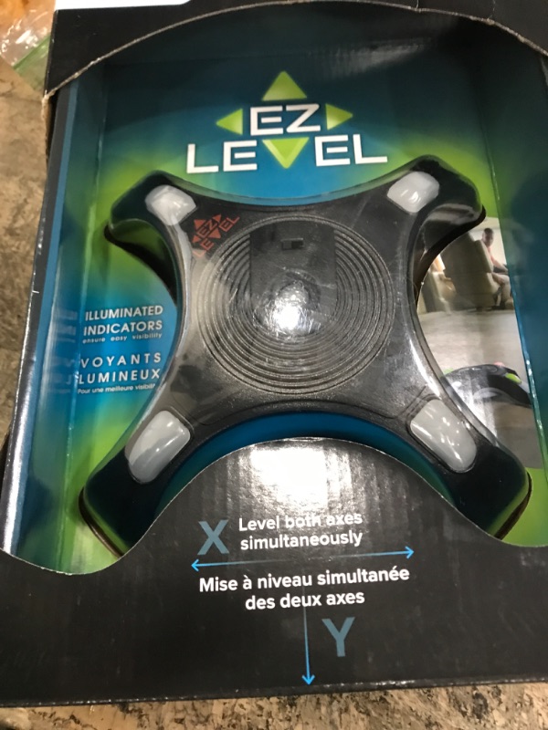 Photo 2 of Camco Camper/RV EZ Level | Features Illuminated Indicator Lights & Automatic Shut-Off Function when Not In-Use | Includes Pre-Installed On/Off Switch (25505),Black