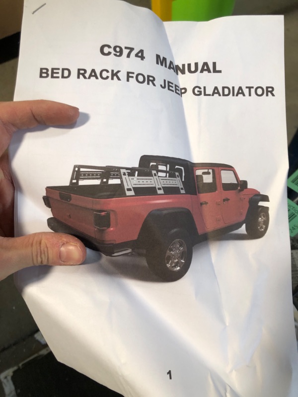 Photo 1 of bed rack for jeep gladiator- C974