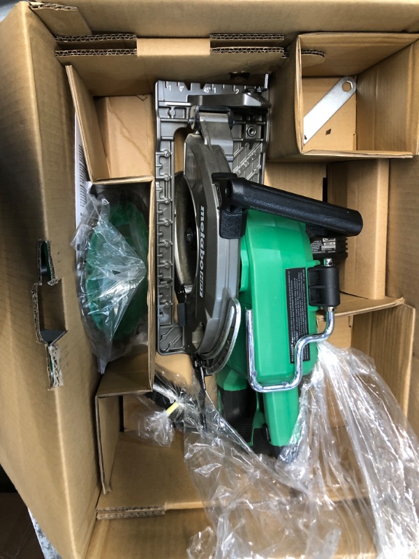 Photo 2 of (NOT FUNCTIONAL)Metabo HPT 36V MultiVolt Rear Handle Circular Saw | C3607DWAQ4