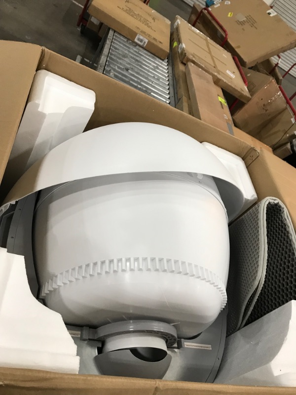 Photo 1 of ***USED - NOT FUNCTIONAL - SEE COMMENTS***
Self Cleaning Cat Litter Box,Scooping Free Automatic Cat Litter Box,Odor-Removal Design?Electric Litter Cleaning Robot with App,65L Large Capacity Smart Cat Litter Box for Multi-Cats with Garbage Bags
