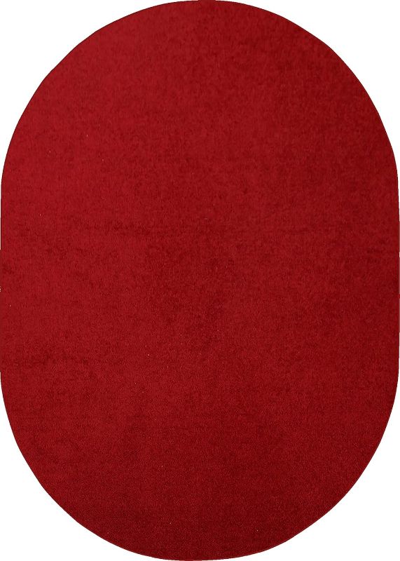 Photo 1 of 2X8 OVAL  RUG RED