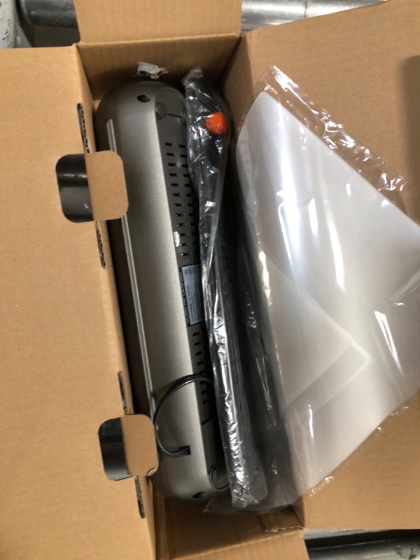 Photo 2 of Laminator, A4 Laminator Machine, 9 Inch with 6 in-1 Personal Desktop Laminator Hot & Cold Laminator Kit with Laminating Sheets 30pcs, Fast Warm Laminator for Office, School, Home, Business, Creative Titanium Silver