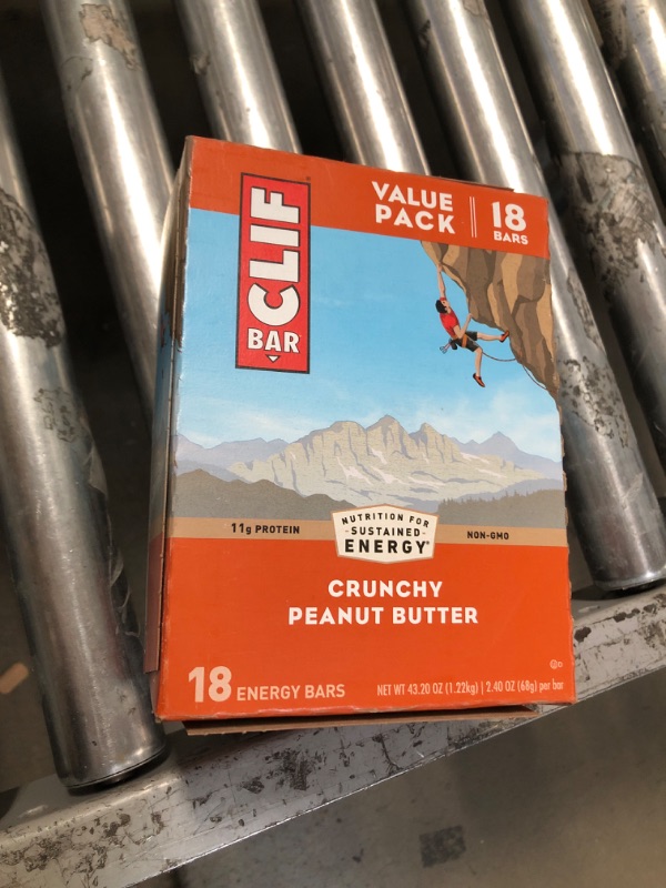 Photo 3 of **SEE PHOTOS**CLIF BARS - Energy Bars - Crunchy Peanut Butter - Made with Organic Oats - Plant Based Food - Vegetarian - Kosher (2.4 Ounce Protein Bars, 18 Count) Packaging May Vary