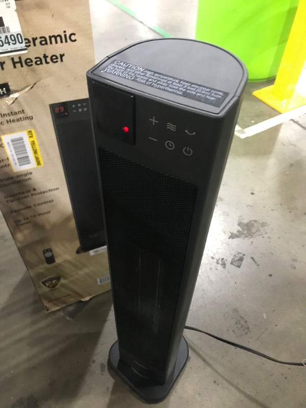 Photo 1 of 30 in. 1500-Watt Digital Tower Ceramic Heater