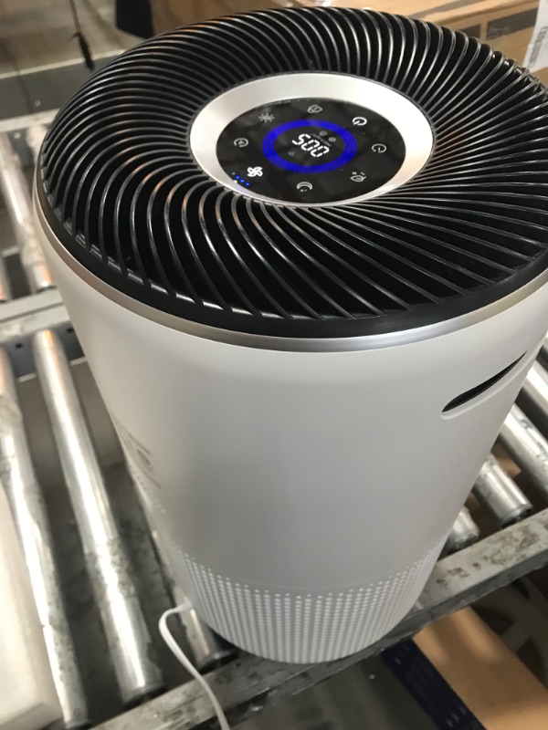 Photo 3 of LEVOIT Air Purifiers for Home Large Room, Smart WiFi and PM2.5 Monitor H13 True HEPA Filter Removes Up to 99.97% of Particles, Pet Allergies, Smoke, Dust, Auto Mode, Alexa Control, White Core 400S White Air Purifiers