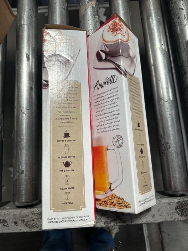 Photo 3 of **SEE NOTES**BUNDLE OF 2, Amoretti Premium Syrup, Walnut, 25.4 Ounce
