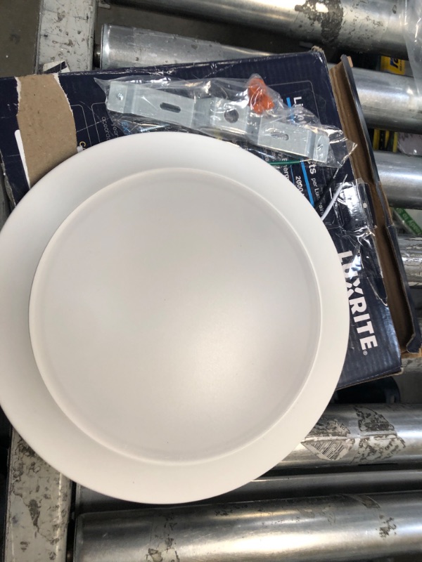 Photo 2 of 
LUXRITE 8 Inch Flush Mount LED Disk Lights, 3 Color Selectable 3000K | 4000K | 5000K, 2000 Lumens, Wet Rated, Dimmable Low Profile Ceiling Light, ETL Listed
