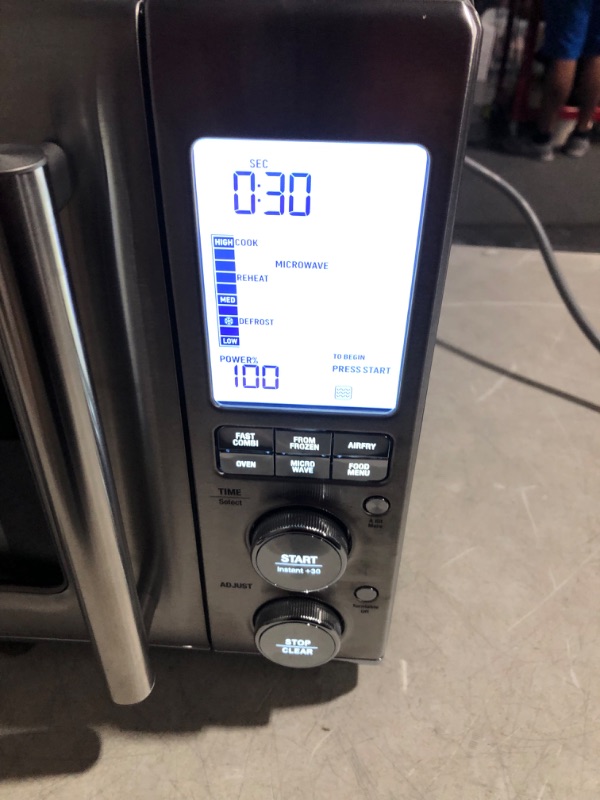 Photo 5 of ***USED - UNTESTED - SEE COMMENTS***
Breville Combi Wave 3-in-1 Microwave BMO870BSS, Brushed Stainless Steel, 20.2"D x 20.4"W x 12.4"H