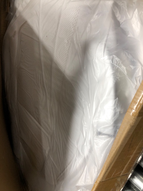 Photo 1 of **UNKNOWN OF MAKE MODEL** RuiYue Carry Fit Tesla Car Seat Cover, Nappa Leather Seats Protector, Full Surround OEM Style Customized Interior Accessories for 2023 (White) Pure White 2023 ( Full Surround )