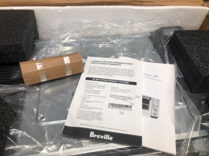 Photo 1 of ***SEE NOTES*** Breville RM-BOV900BSS Smart Oven Air Convection and Air Fry Countertop Convection Oven (Renewed) Silver 17.2 x 21.4" x 12.8"
