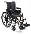 Photo 1 of Graham-Field Seat Upholstery, Black Nylon and Mounting Hardware, 20" Width x 16" Depth, Wheelchair Parts and Accessories, 907632B3
