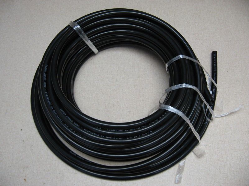 Photo 1 of 100 ft. Black Polyethylene Tubing, OD 5/8", ID 1/2" ELDON JAMES 48 psi CFX8-10X
