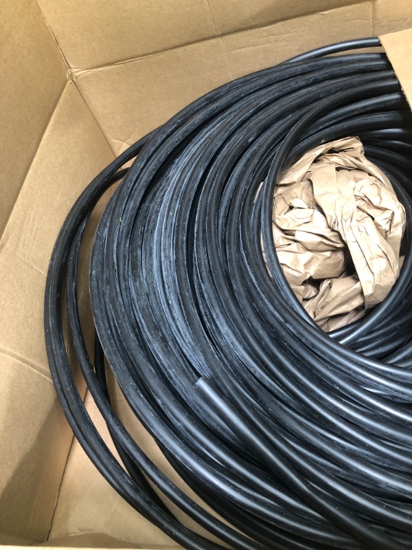 Photo 2 of 100 ft. Black Polyethylene Tubing, OD 5/8", ID 1/2" ELDON JAMES 48 psi CFX8-10X
