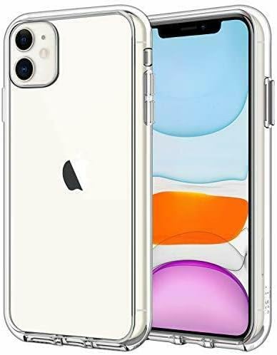 Photo 1 of JETech Case for iPhone 11 6.1-Inch, Non-Yellowing Shockproof Phone Bumper Cover, Anti-Scratch Clear Back (Black)