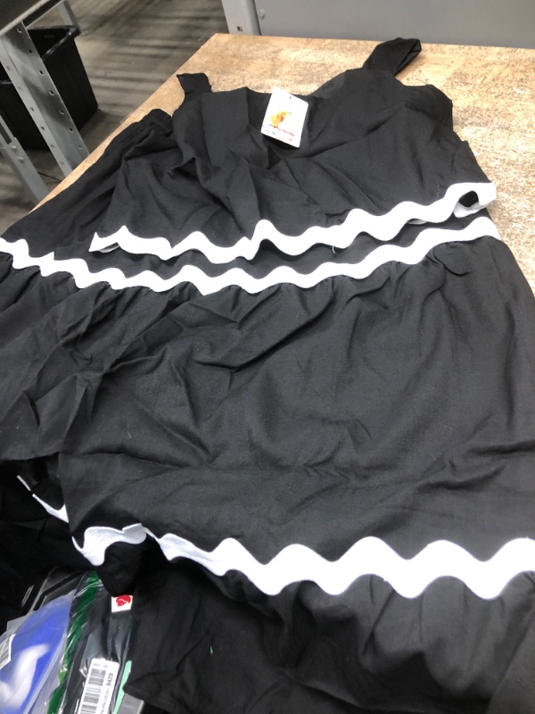 Photo 1 of large black and white skirt and tank top 