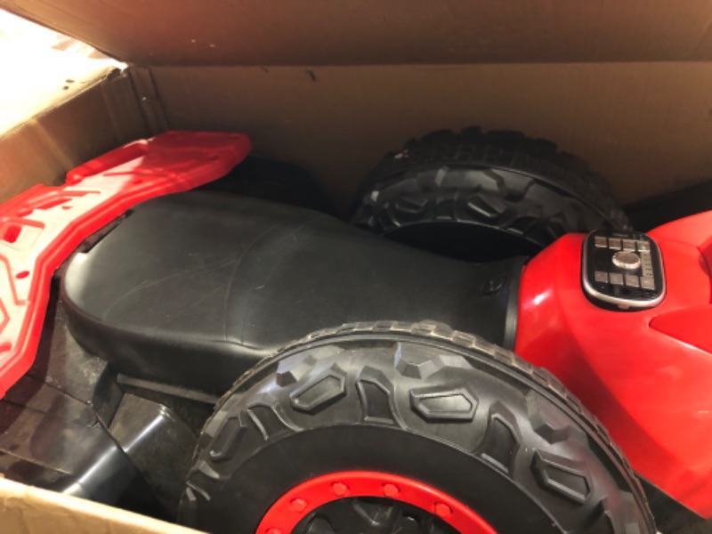 Photo 6 of **NON REFUNDABLE PARTS ONLY INCOMPLETE ITEM DOES NOT FUNCTION FULLY**
ELEMARA 2 Seater Kids ATV, 4 Wheeler Quad Electric Vehicle with 10AH Battery, 4mph, 2 Charging Ports, Bluetooth, LED Headlights, Music, Radio, 12V Battery Powered Kids Ride on Car for A