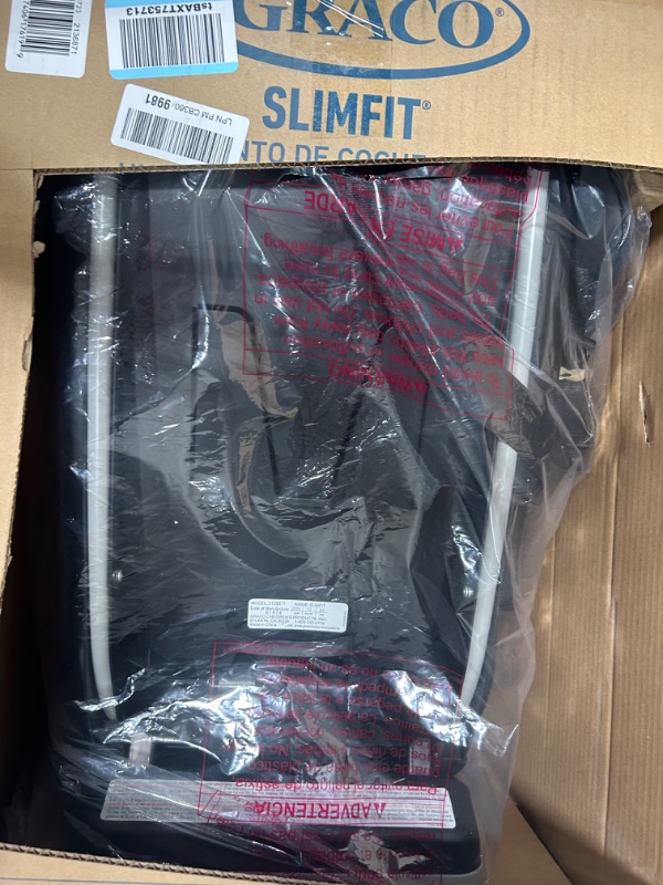 Photo 2 of Graco Slimfit 3 in 1 Car Seat | Slim & Comfy Design Saves Space in Your Back Seat, Redmond SlimFit Redmond