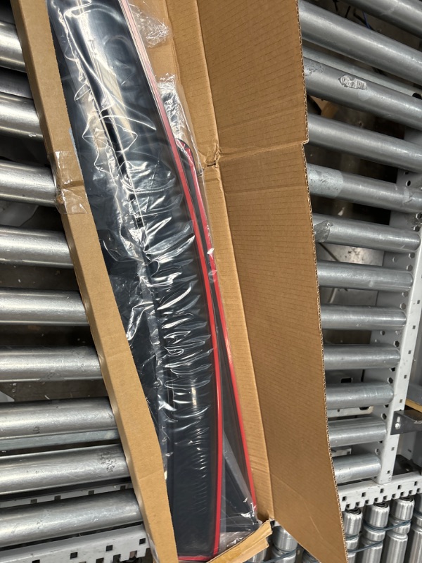 Photo 1 of Lightronic WV194930 in-Channel Side Window Visor Deflector Vent Rain Guard, Dark Smoke Shatterproof Auo Shades, 4-Pieces Set, Fit for 2015-2023 Ford Edge