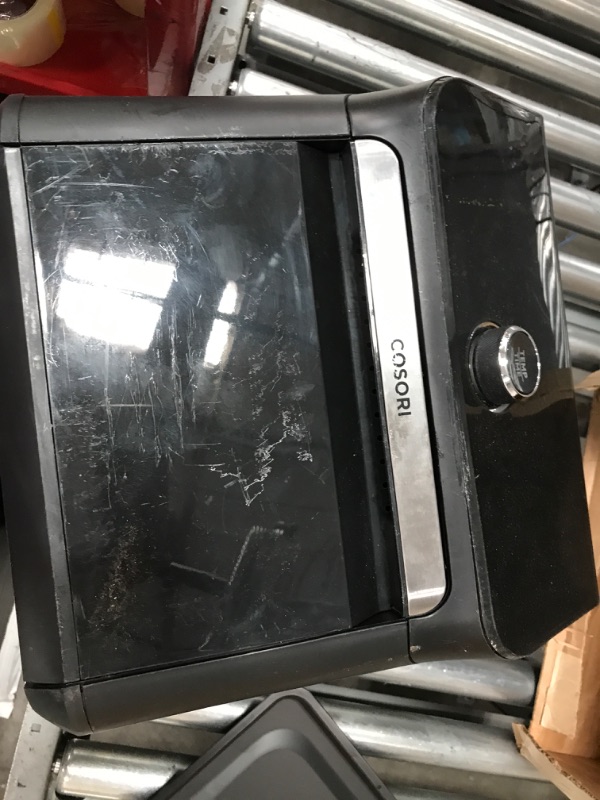 Photo 2 of ***HEAVILY USED AND DIRTY - MISSING NUMEROUS PARTS - POWERS ON - UNABLE TO TEST FURTHER***
COSORI Air Fryer Oven Combo 7 Qt, Countertop Convection (100? to 450?) with Roast, Toast, Bake, Dehydrate, Warm, 7 Accessories and 100 Recipes, Max XL Large for Fam