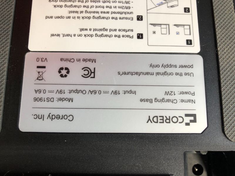 Photo 3 of ***HEAVILY USED AND DIRTY - POWERS ON - UNABLE TO TEST FURTHER - LIKELY MISSING PARTS***
Coredy R750 Robot Vacuum Cleaner, Compatible with Alexa, Mopping System, Boost Intellect, Virtual Boundary Supported, 2200Pa Suction, Super-Thin, Upgraded Robotic Vac