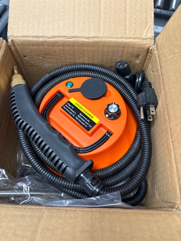 Photo 3 of 2500W Steam Cleaner, High Pressure Steamer for Cleaning, Handheld Portable Steam Cleaner for Home, Steam Cleaner for Furniture,carpet,Car, Upholstery, Kitchen, Bathroom, Grout and Tile Orange