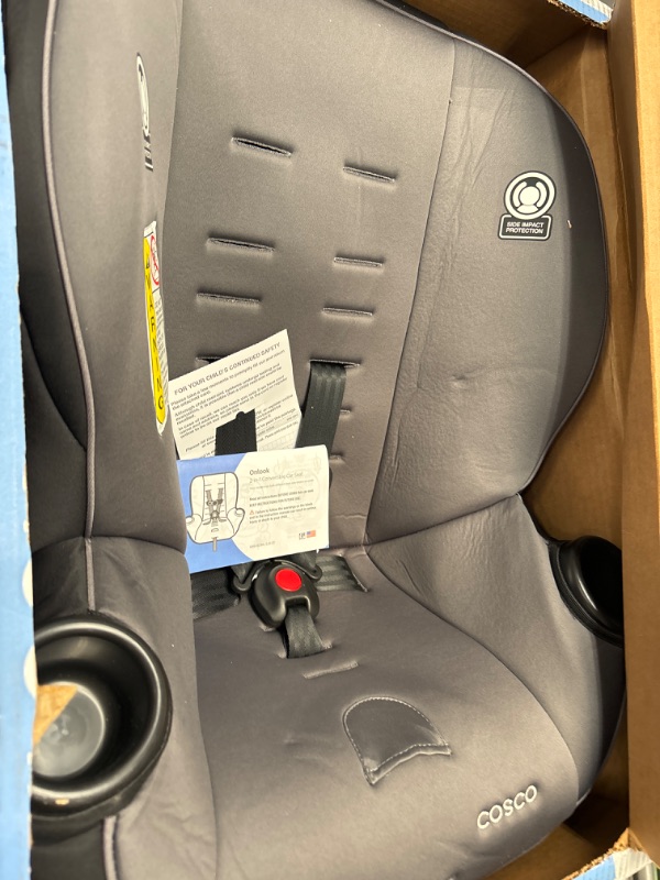 Photo 2 of Cosco Onlook 2-in-1 Convertible Car Seat, Rear-Facing 5-40 pounds and Forward-Facing 22-40 pounds and up to 43 inches, Black Arrows