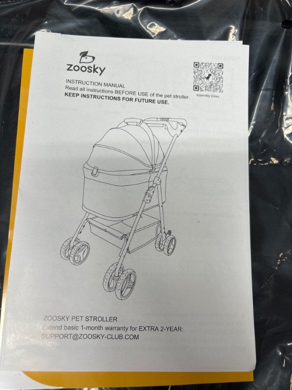 Photo 2 of **READ NOTES**ZOOSKY PET STROLLER