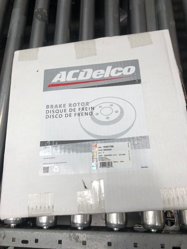 Photo 2 of ACDelco Silver 18A2342A Front Disc Brake Rotor