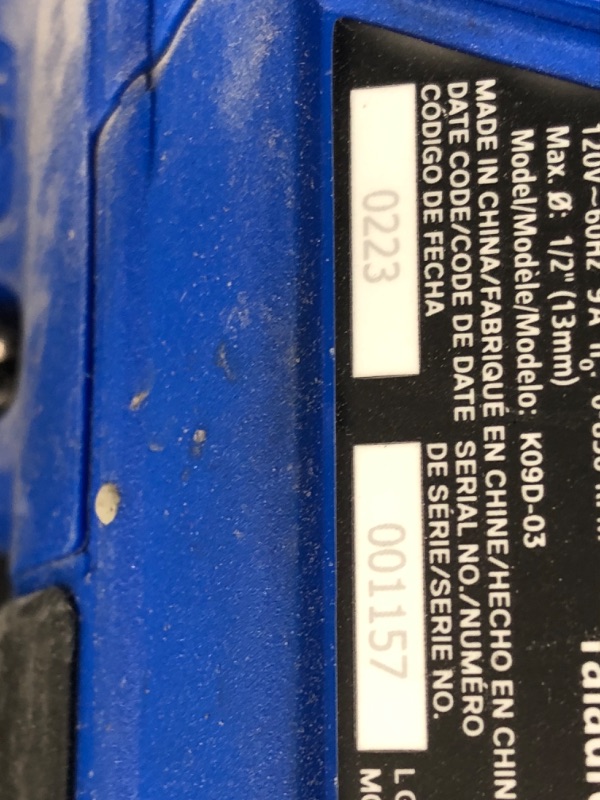 Photo 3 of : Kobalt 9-Amp 1/2-in Keyed Corded Drill