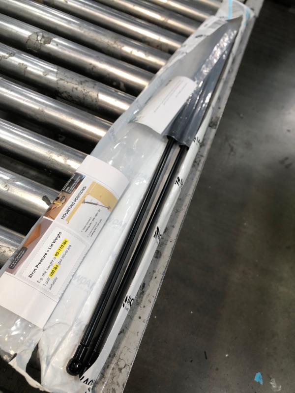 Photo 1 of 6212S10 30Inch 210Lb/934N Gas Struts Shock Lift Support for Tonneau Cover Heavy Duty RV Bed TV Cabinet Floor Hatch Storage Toy Box Toolbox Lid Truck Topper Camper Window, 2Pcs 30" 210 Lb by IAQWE 30 INCH 210Lbs