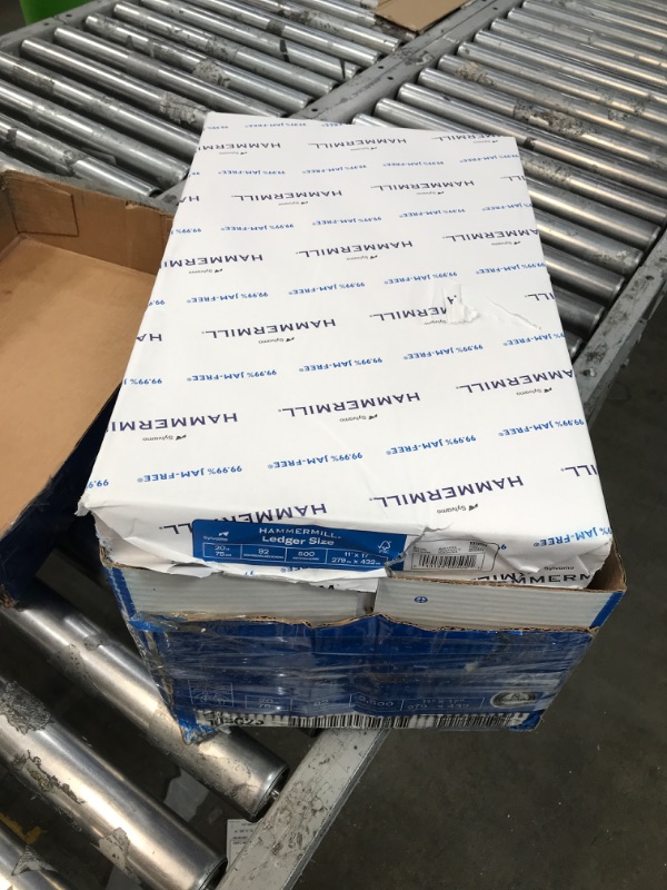 Photo 2 of Hammermill Printer Paper, 20 lb Copy Paper, 11 x 17 - 5 Ream (2,500 Sheets) - 92 Bright, Made in the USA, 105023C 5 Ream | 2500 Sheets Ledger (11x17) Paper