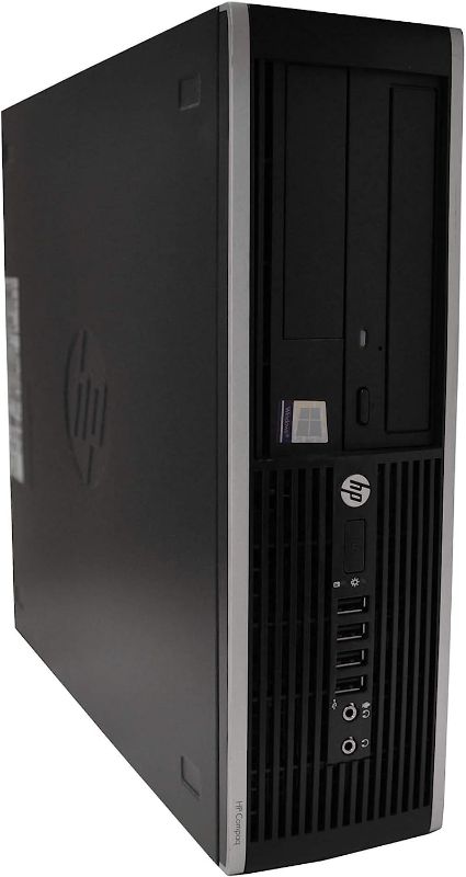 Photo 1 of **SEE NOTES** HP Compaq Prodesk 6200 Pro Slim Business Desktop Computer Small Form Factor (SFF), Intel i5-2400 up to 3.4GHz, 8GB DDR3, 1TB HDD + 128GB SSD, DVD, Windows 10 Pro 64 Bit (Renewed)