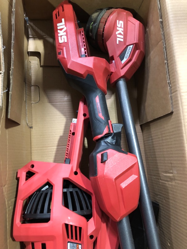 Photo 3 of (NON-REFUNDABLE) SKIL CB7478C-11 PWR CORE 40 Brushless 40V 14%22 String Trimmer and Leaf Blower Combo Kit with 2.5Ah Battery and Charger & SNR0001 Round Nozzle for Blower BL4713-10/BL4713C-11 String+ SAW,SNR0001 40V TwistLoad String Trimmer Kit w/Blower