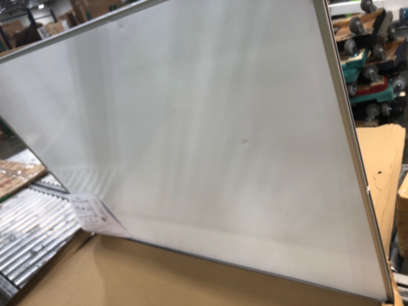 Photo 2 of XBoard Magnetic Whiteboard 48 x 36 Dry Erase Board Set- Single-Sided White Board 4 x 3 with 3 Dry Erase Markers & 4 Push Pin Magnets Packed Single Box 48" x 36"