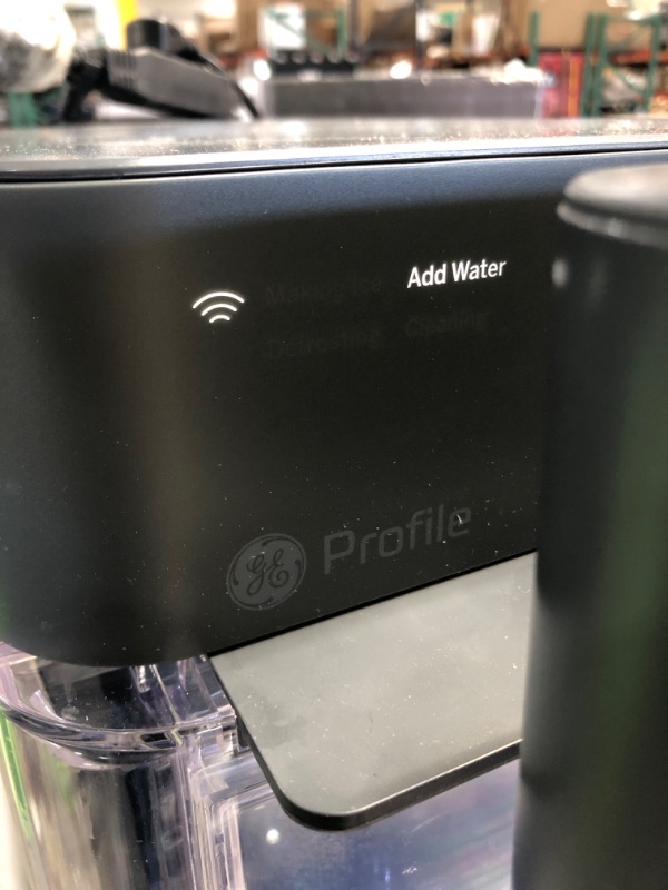 Photo 5 of ***POWERS ON, BUT MAKES LOUD SQUEAKING NOISE - UNABLE TO TROUBLESHOOT - LIKELY MISSING PARTS***
GE Profile Opal | Countertop Nugget Ice Maker w/ 1 gal sidetank | 2.0XL Version | Ice Machine with WiFi Connectivity | Stainless Steel Opal 2.0+XL Side Tank St