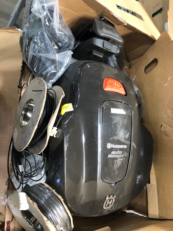 Photo 1 of *SEE NOTES* Husqvarna Automower 430XH Robotic Lawn Mower with GPS Assisted Navigation, Automatic Lawn Mower with Self Installation and Ultra-Quiet Smart Mowing Technology for Medium to Large Yards (0.8 Acre) 430XH Install Kit Included
