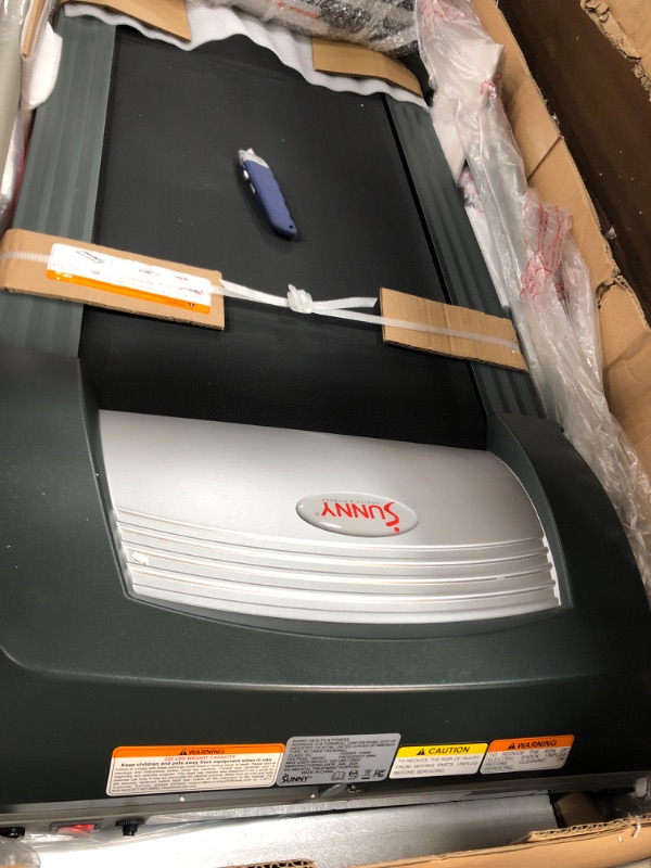 Photo 6 of *New Tested* Sunny Health & Fitness Folding Incline Treadmill with Optional Exclusive SunnyFit™ App and Smart Bluetooth Connectivity Classic