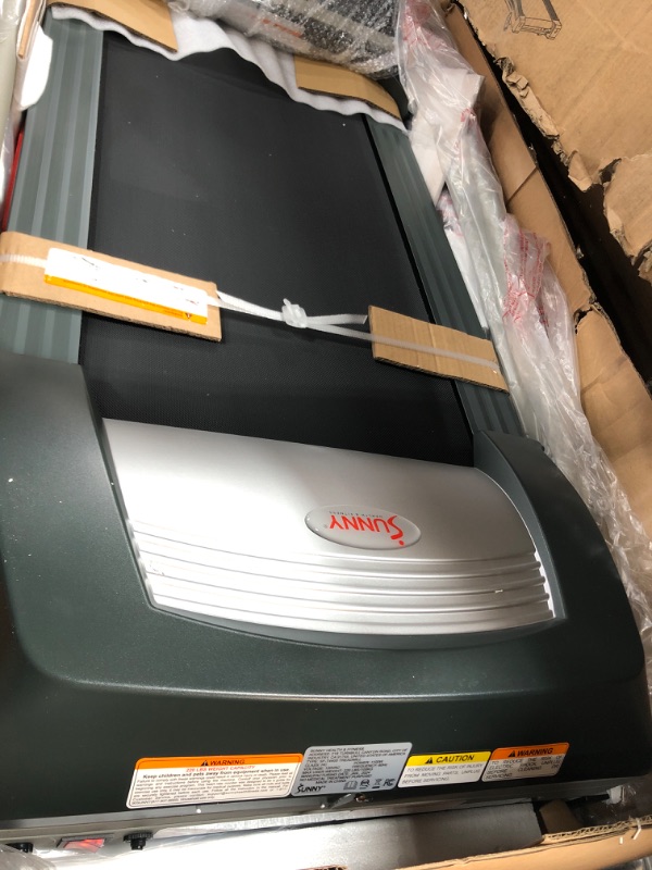 Photo 2 of *New Tested* Sunny Health & Fitness Folding Incline Treadmill with Optional Exclusive SunnyFit™ App and Smart Bluetooth Connectivity Classic